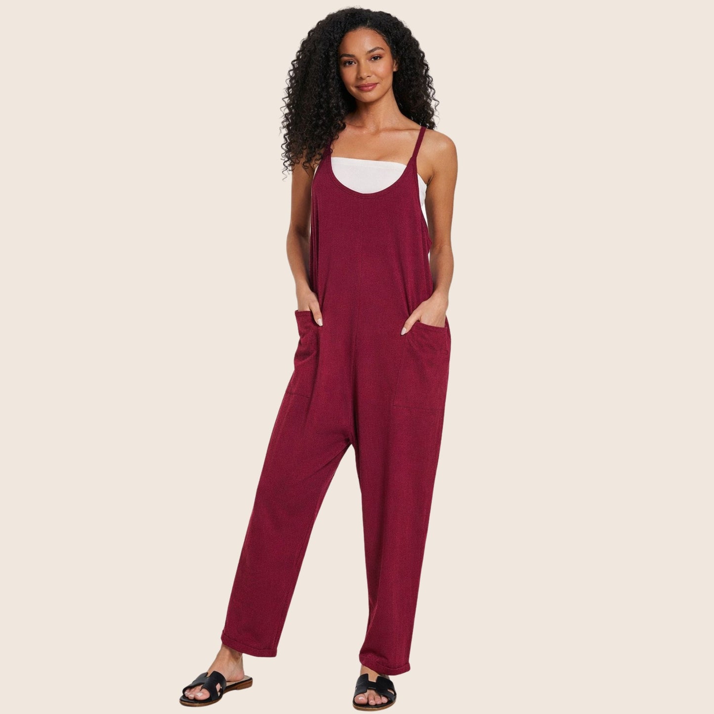 Spaghetti Strap Jumpsuit