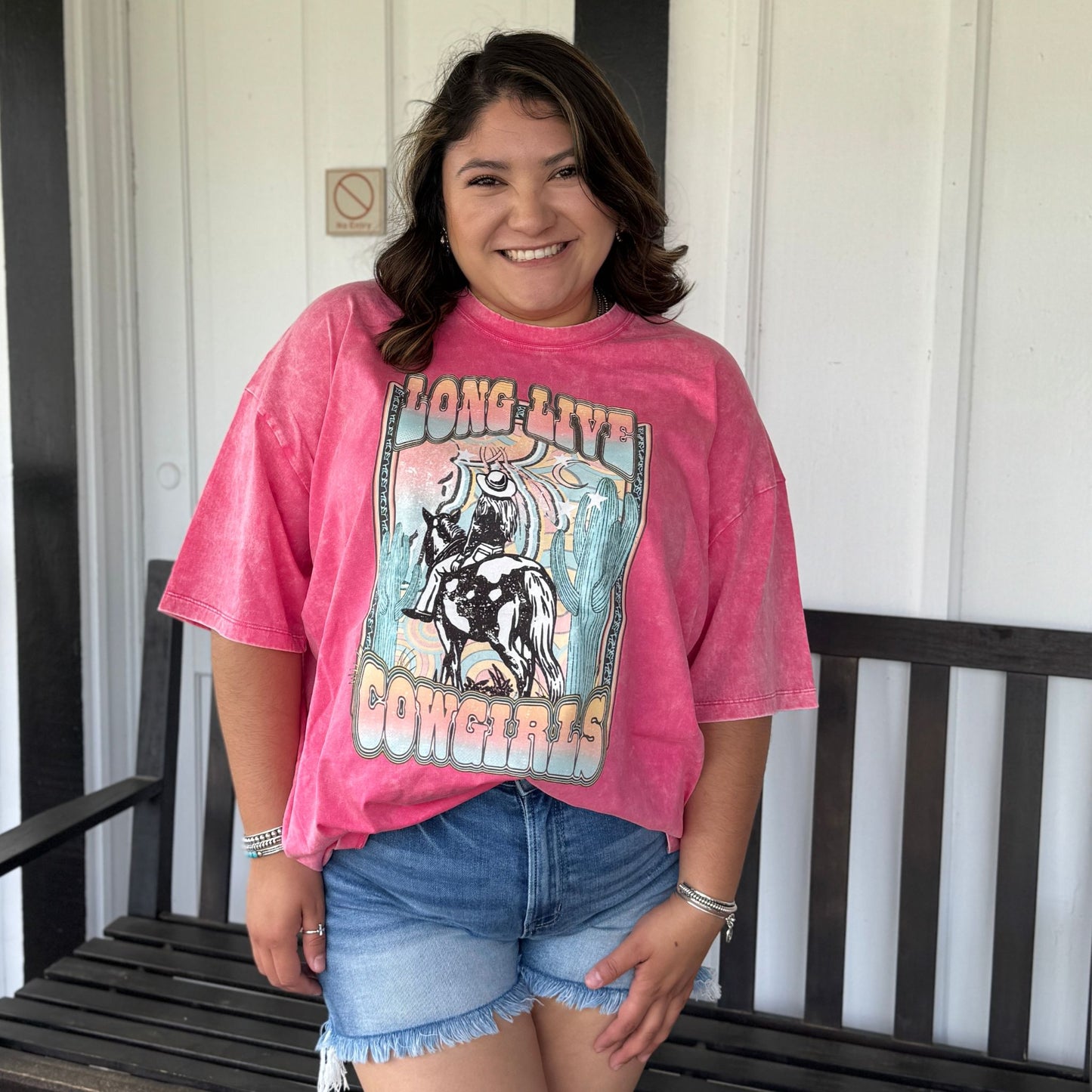 Long Live Cowgirls Oversized Tee