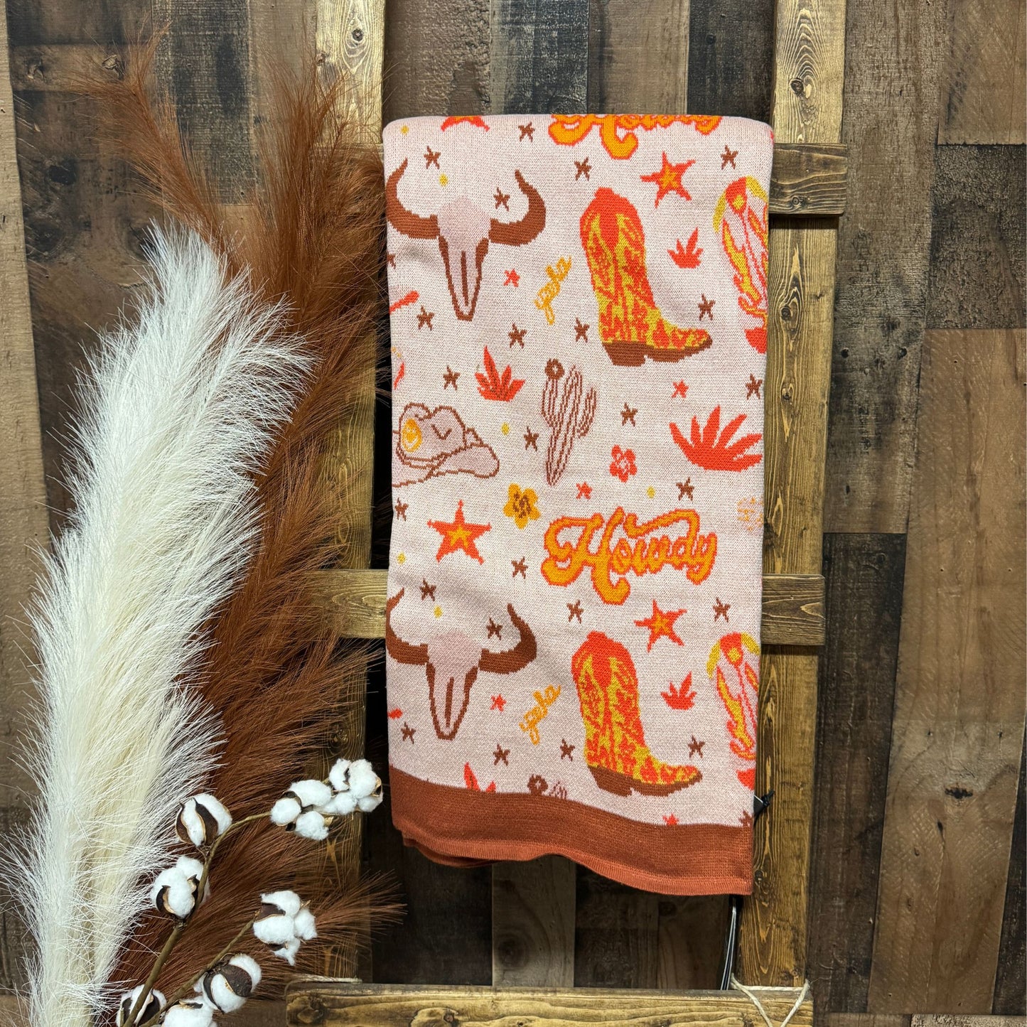 Sweet Howdy Throw Blanket