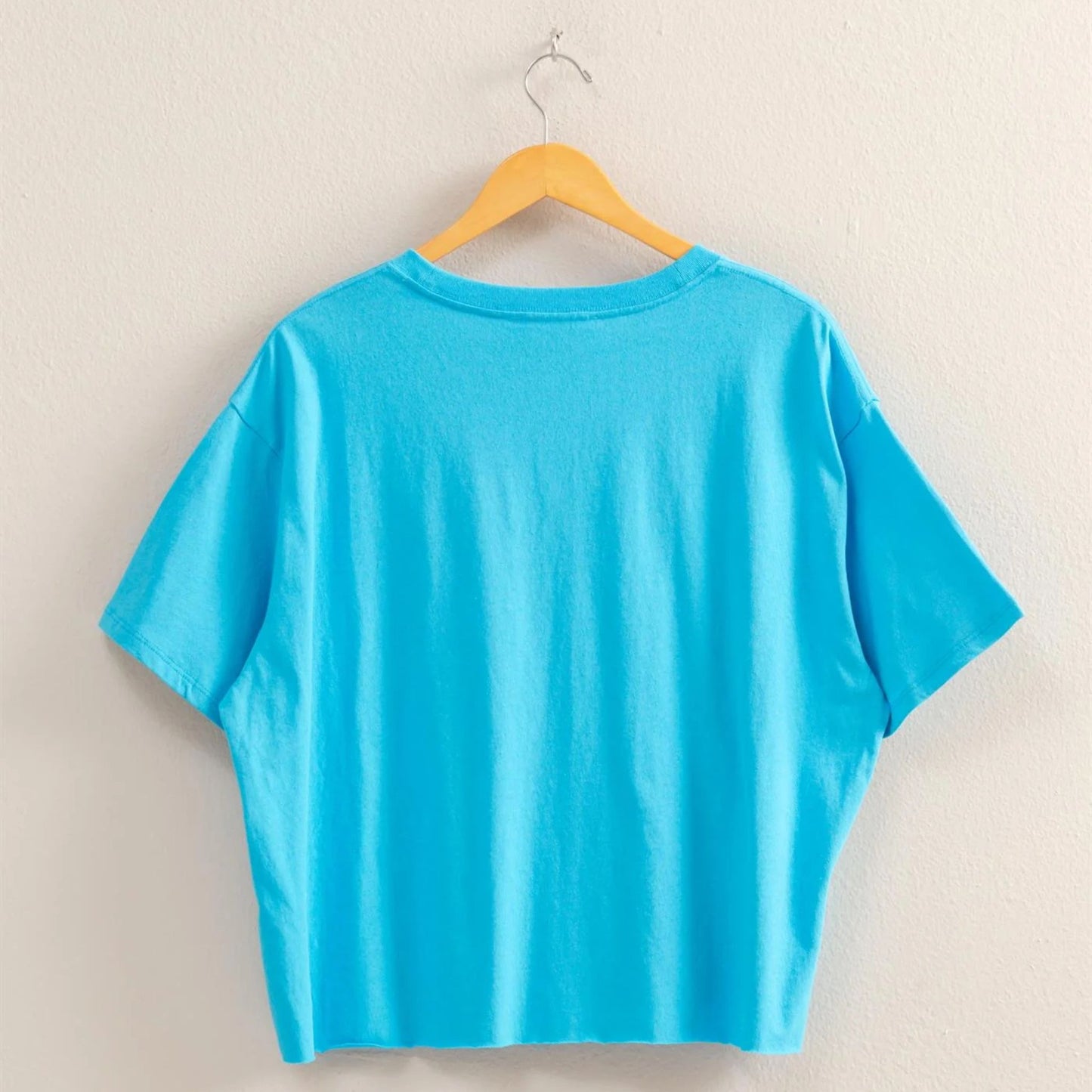Everyday Tee in Aqua Blue