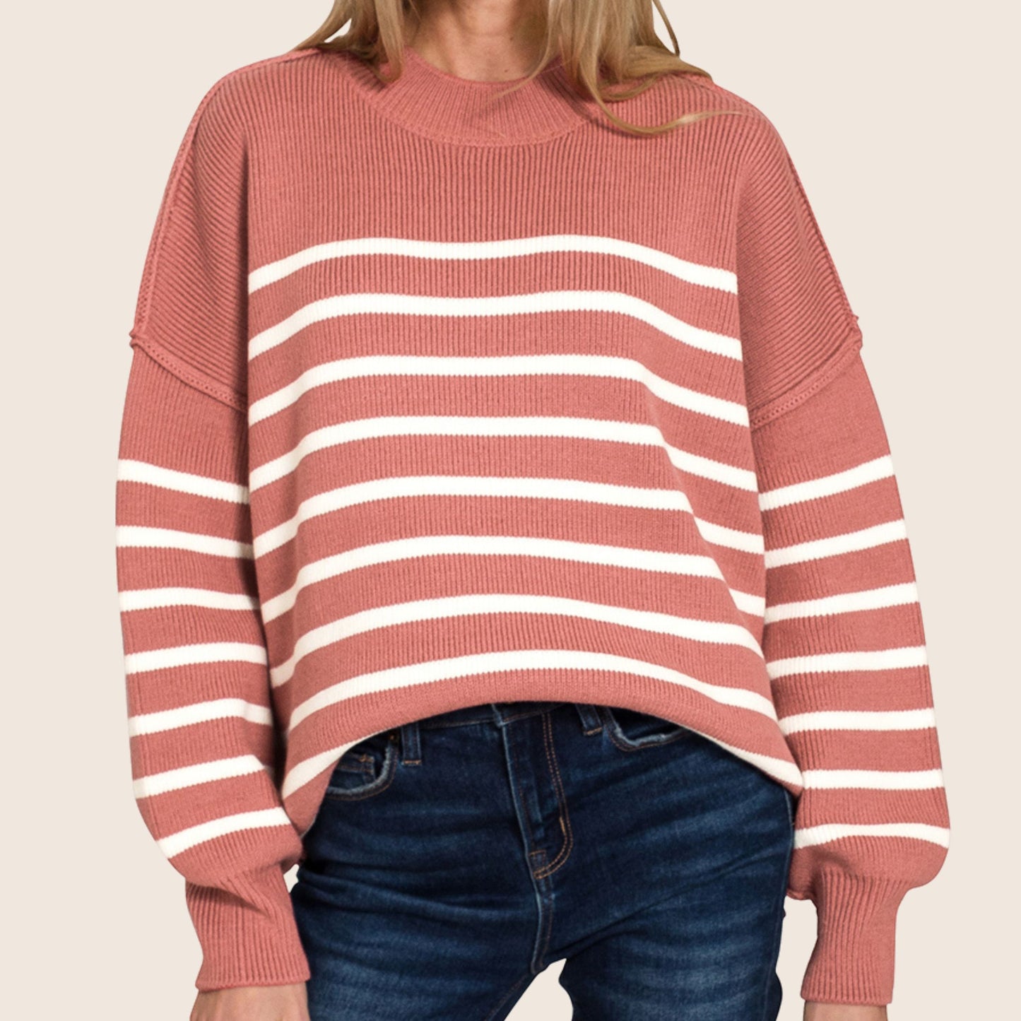 Striped Oversized Sweater