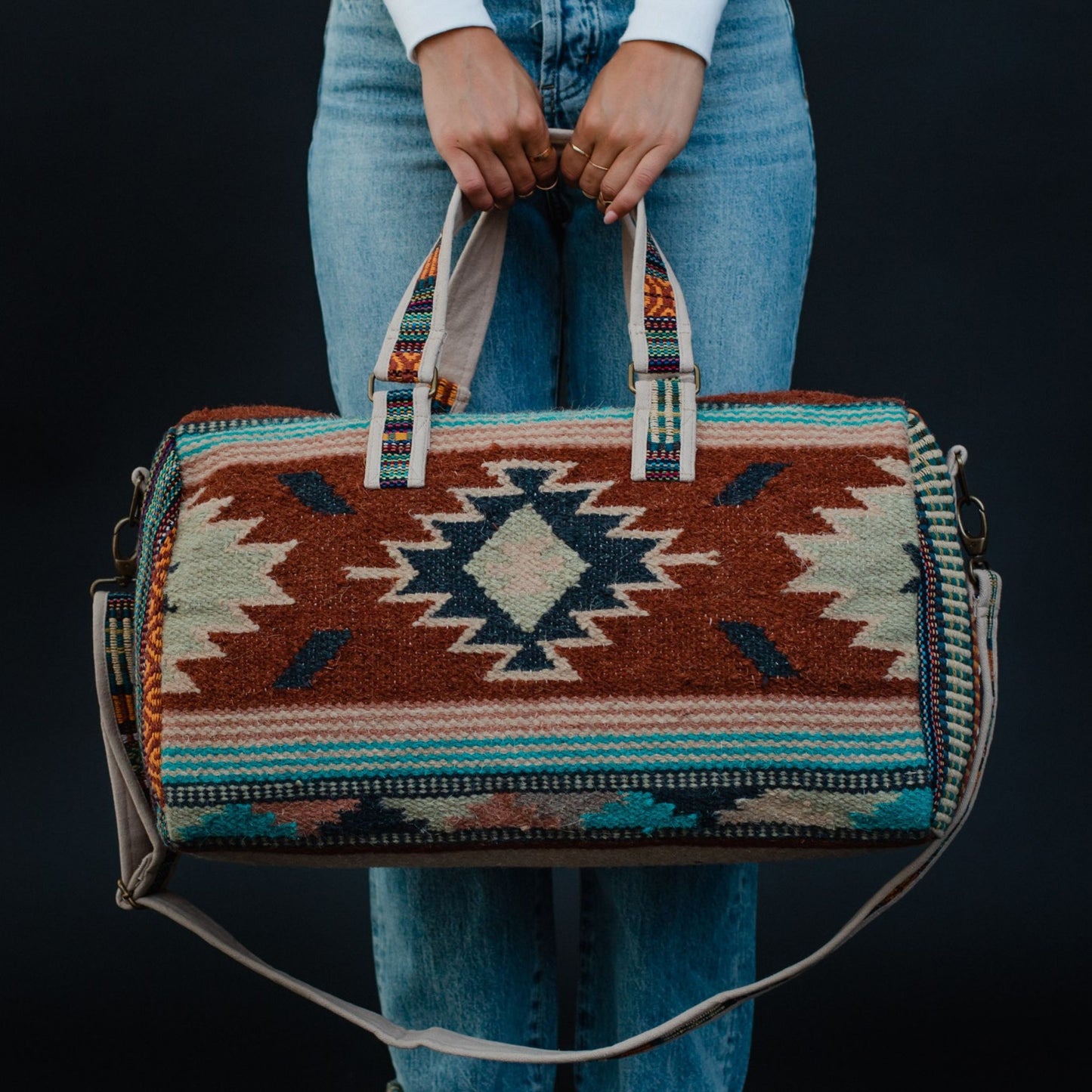 Rust Aztec Duffel