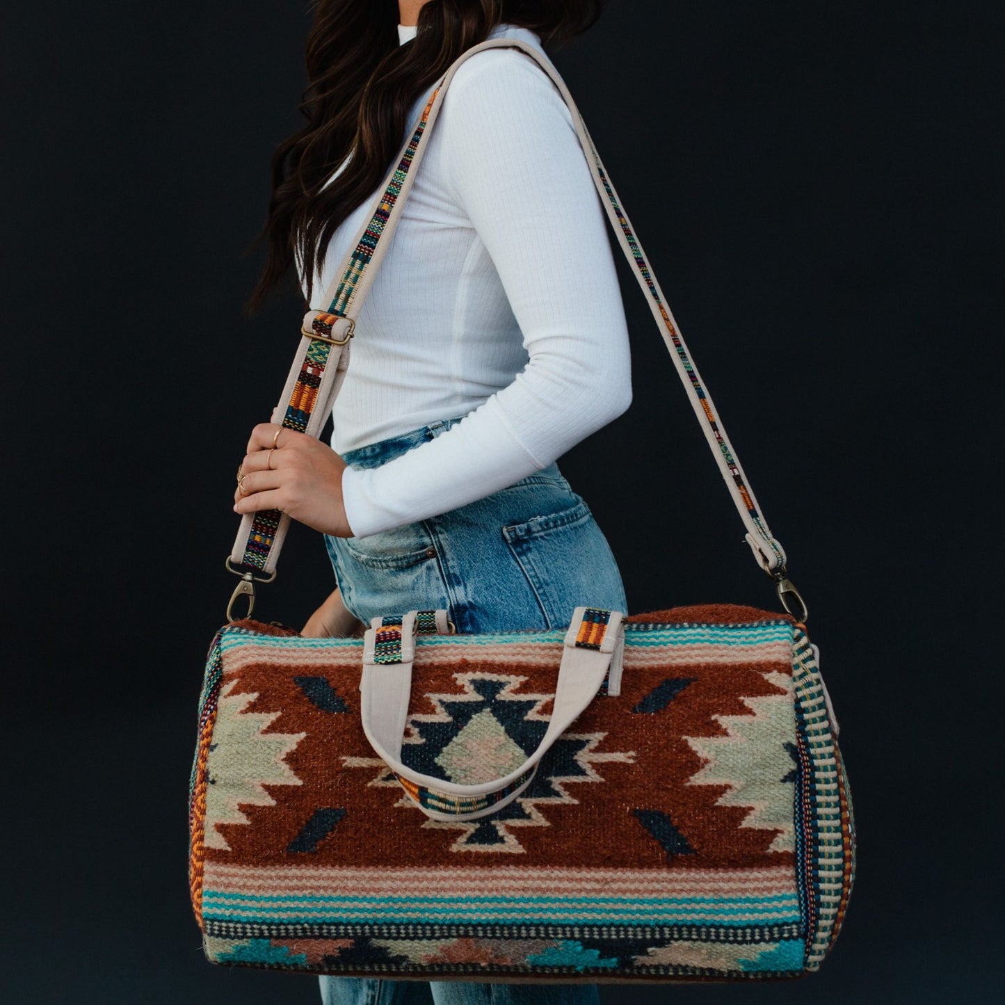 Rust Aztec Duffel