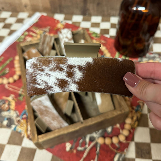 Cowhide Claw Clips