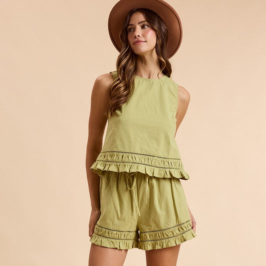 Sleeveless Top & Short Set