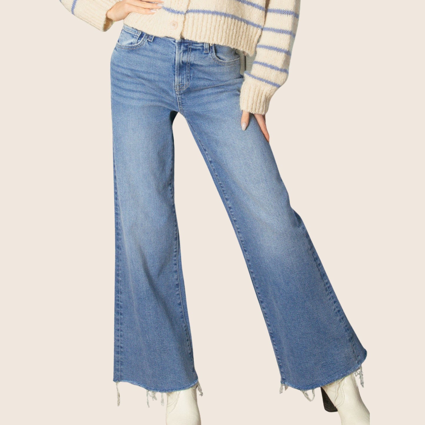 High Rise Flare Jeans