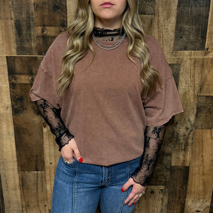 Lace Layering Top