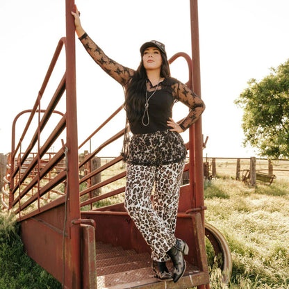 Leopard Jean