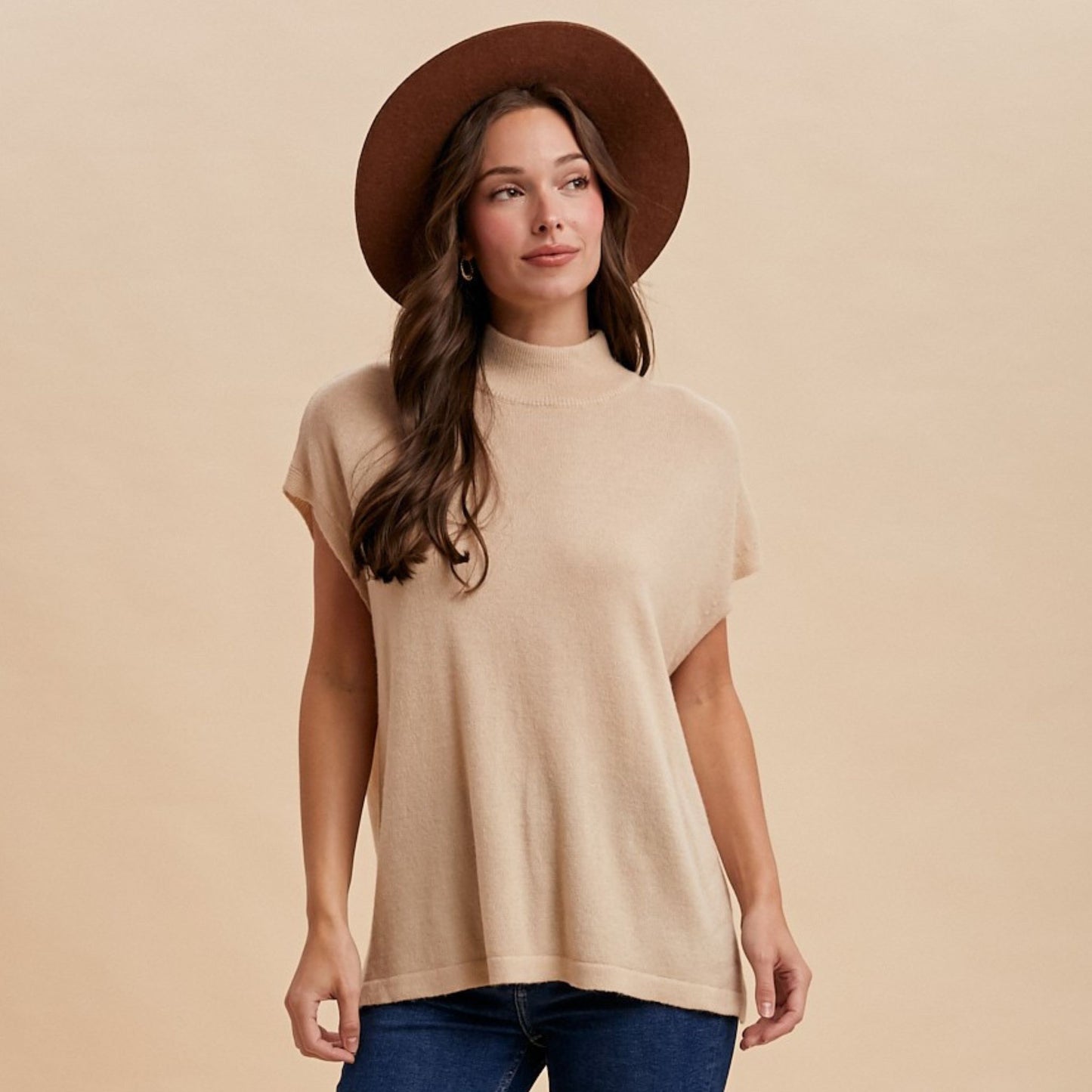 Mock Neck Sweater