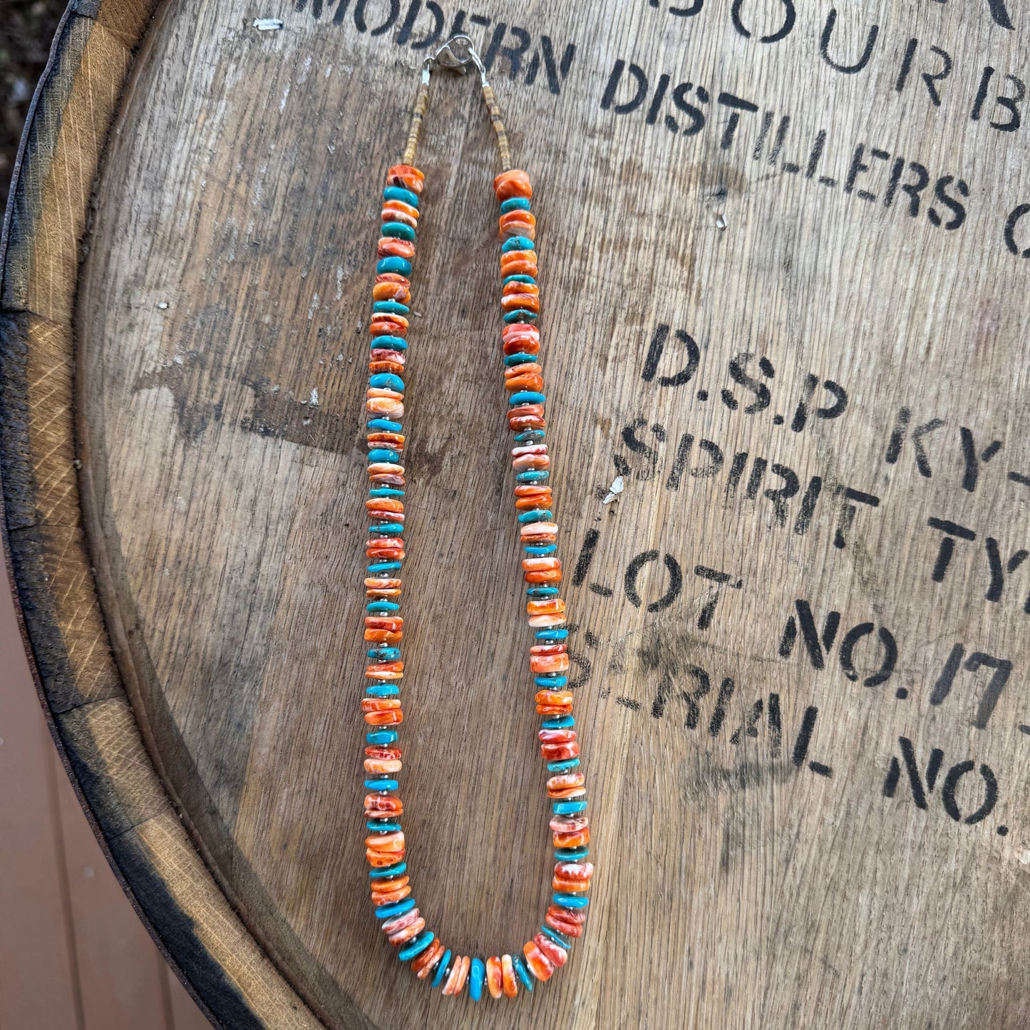 Turquoise and Spiny Necklace